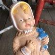 画像5: 60s Vintage Rubber Doll Reliable Baby w/teddy bear (Ｔ926)