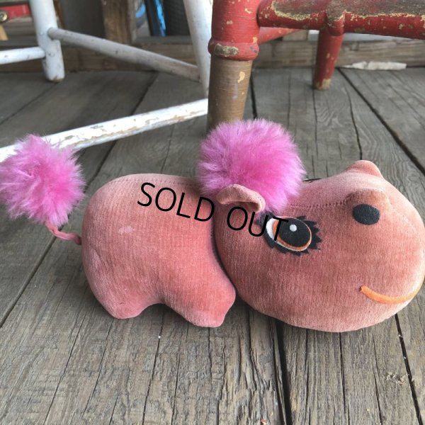 画像4: 60s Vintage Kamer Pink Hippo Doll (Ｔ937)