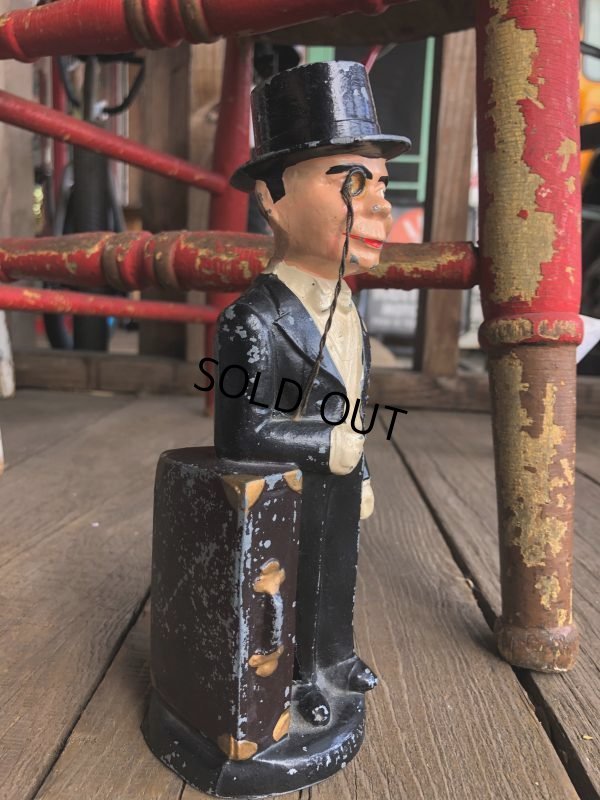 画像2: Vintage Charlie McCarthy Metal Bank (T939)