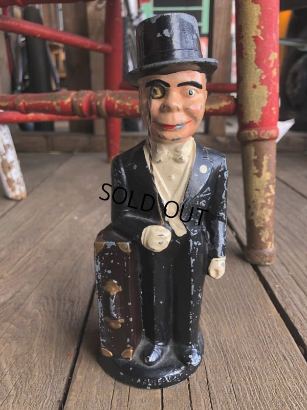 画像1: Vintage Charlie McCarthy Metal Bank (T939)