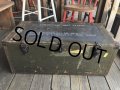 Vintage US Military Wooden Box Trunk (Ｔ945)