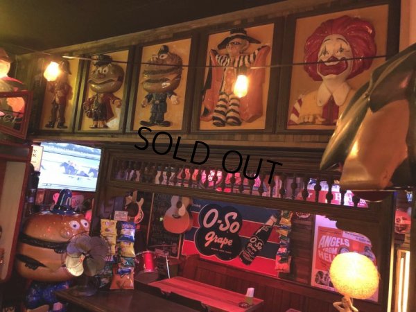 画像9: 70s Vintage McDonald's Wall Statue Store Display Set (T947)