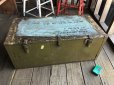 画像1: Vintage US Military Wooden Box Trunk (Ｔ946) (1)