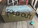 Vintage US Military Wooden Box Trunk (Ｔ946)