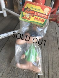 Vintage Strange Man Figure M.I.P green (Ｔ948)