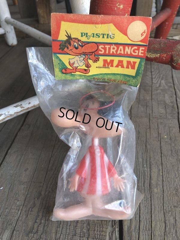 画像1: Vintage Strange Man Figure M.I.P red (Ｔ949)