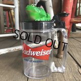 Vintage Budweiser Talking Frog Beer Mug "Bud-Weis-Er"  (T984)