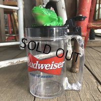 Vintage Budweiser Talking Frog Beer Mug "Bud-Weis-Er"  (T984)