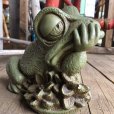 画像9: 60s Vintage Thinking Frog Plastic Bank (T983)