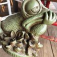 画像2: 60s Vintage Thinking Frog Plastic Bank (T983) (2)