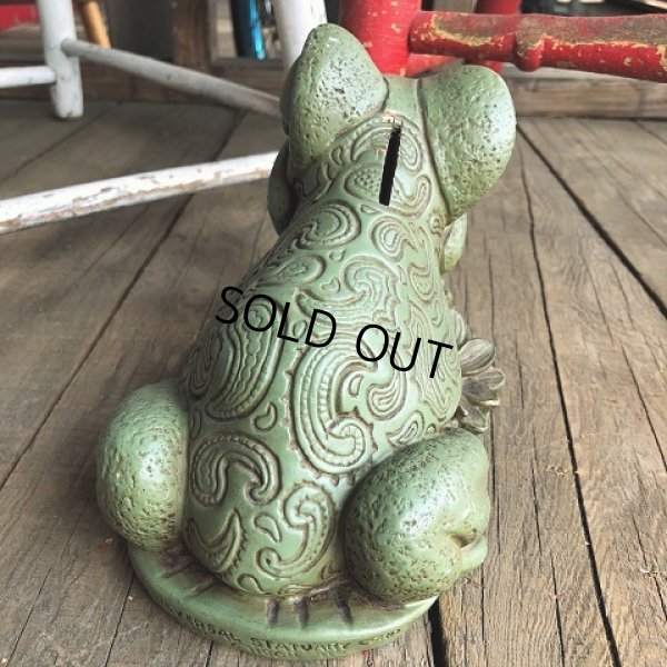 画像7: 60s Vintage Thinking Frog Plastic Bank (T983)
