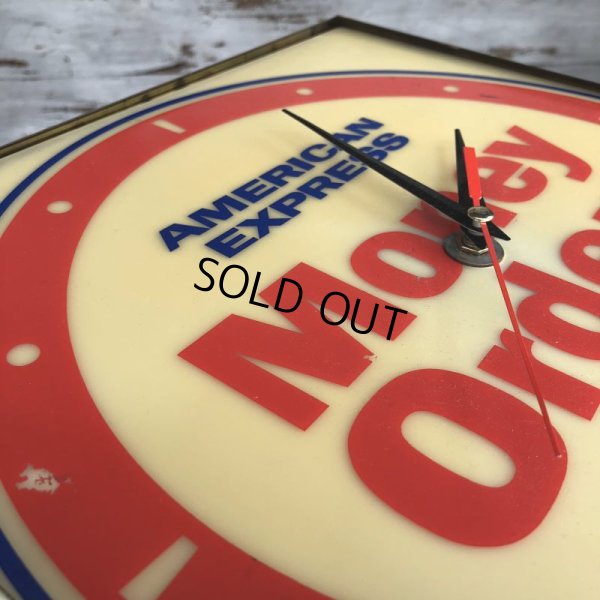 画像4: Vintage American Express Money Orders Lighted Clock Sign (MA504)