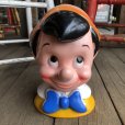画像2: 70s Vintage Disney Play Pal Head Bank Pinocchio (T902) (2)