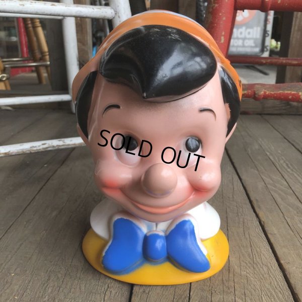 画像2: 70s Vintage Disney Play Pal Head Bank Pinocchio (T902)