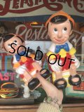 70s Vintage Disney Pinocchio Bank Doll 右 (T898)