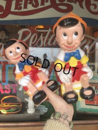 70s Vintage Disney Pinocchio Bank Doll 右 (T898)