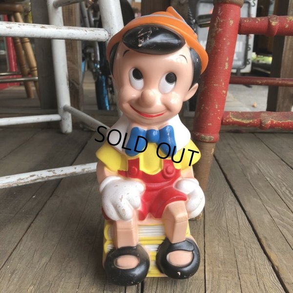 画像2: 70s Vintage Disney Pinocchio Bank Doll 右 (T898)