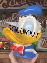 70s Vintage Disney Play Pal Head Bank Donald Duck (T903)
