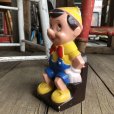 画像5: 70s Vintage Disney Pinocchio Bank Doll (T899)