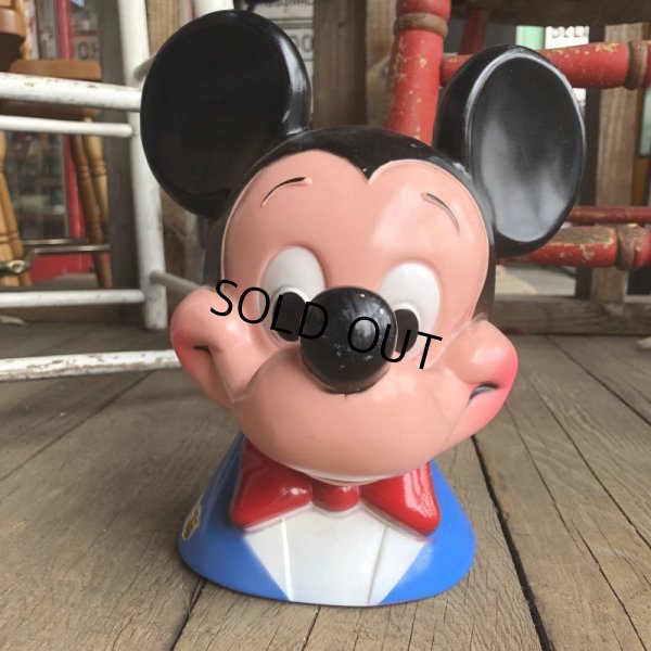 画像2: 70s Vintage Disney Play Pal Head Bank Mickey Mouse (T904)