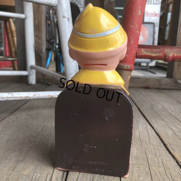 画像4: 70s Vintage Disney Pinocchio Bank Doll (T899)