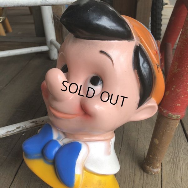画像7: 70s Vintage Disney Play Pal Head Bank Pinocchio (T902)