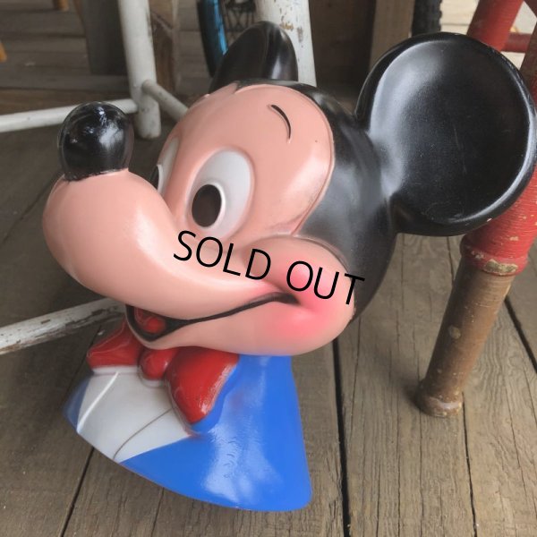 画像7: 70s Vintage Disney Play Pal Head Bank Mickey Mouse (T904)
