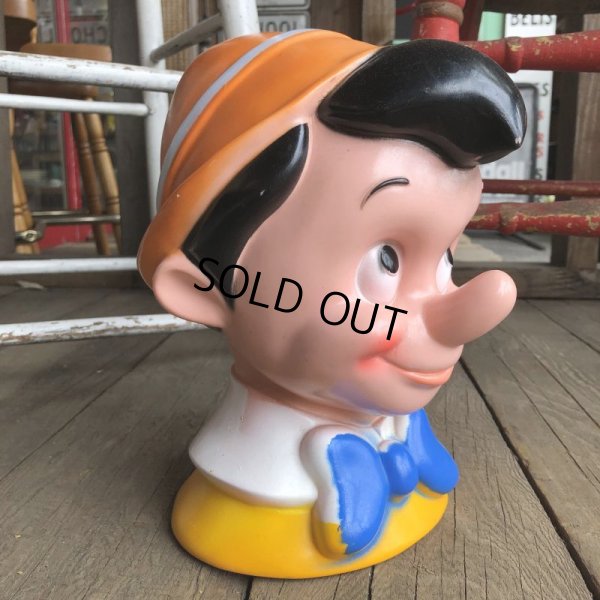 画像3: 70s Vintage Disney Play Pal Head Bank Pinocchio (T902)
