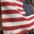 画像6: Vintage 50 Star Americacn Flag wooden pole (T913) 　