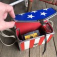 画像8: Vintage Groovy American Old Glory Stars and Stripes Camera Case (T908) 　