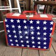 画像4: Vintage Groovy American Old Glory Stars and Stripes Roller Skates Carring Case Trunk (T409)