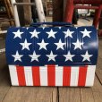 画像3: Vintage Groovy American Old Glory Stars and Stripes Lunch Box (T907) 　