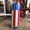 Vintage Groovy American Old Glory Stars and Stripes Glass (T918) 　