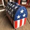 画像4: Vintage Groovy American Old Glory Stars and Stripes Lunch Box (T907) 　