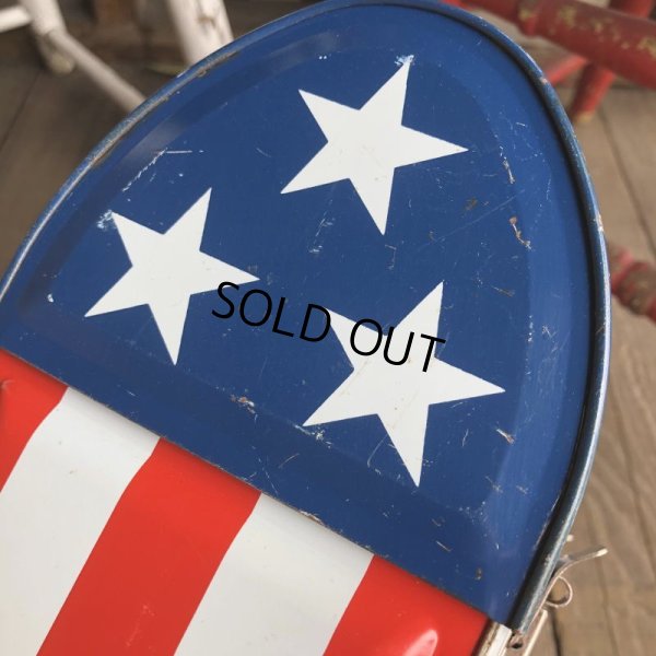 画像9: Vintage Groovy American Old Glory Stars and Stripes Lunch Box (T907) 　