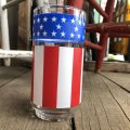 Vintage Groovy American Old Glory Stars and Stripes Glass (T916) 　