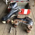画像7: Vintage Groovy American Old Glory Stars and Stripes Roller Skates Carring Case Trunk (T409)
