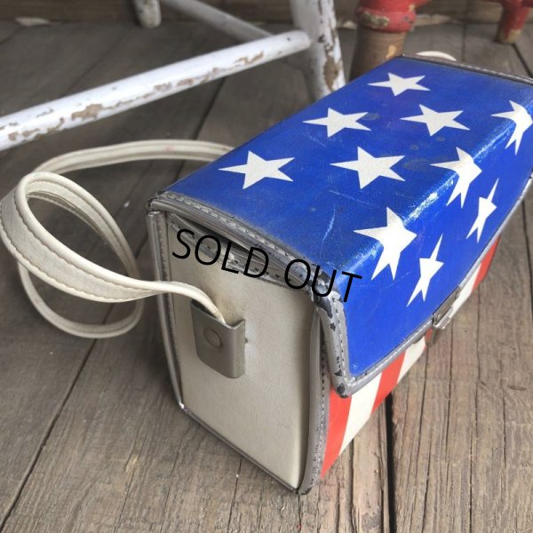 画像6: Vintage Groovy American Old Glory Stars and Stripes Camera Case (T908) 　