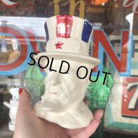 Vintage Ceramic Cup Uncle Sam (T911) 　