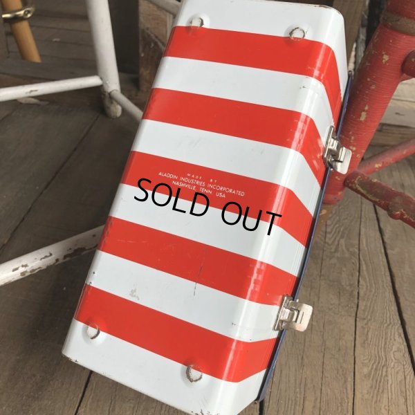 画像8: Vintage Groovy American Old Glory Stars and Stripes Lunch Box (T907) 　