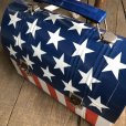 画像10: Vintage Groovy American Old Glory Stars and Stripes Lunch Box (T907) 　