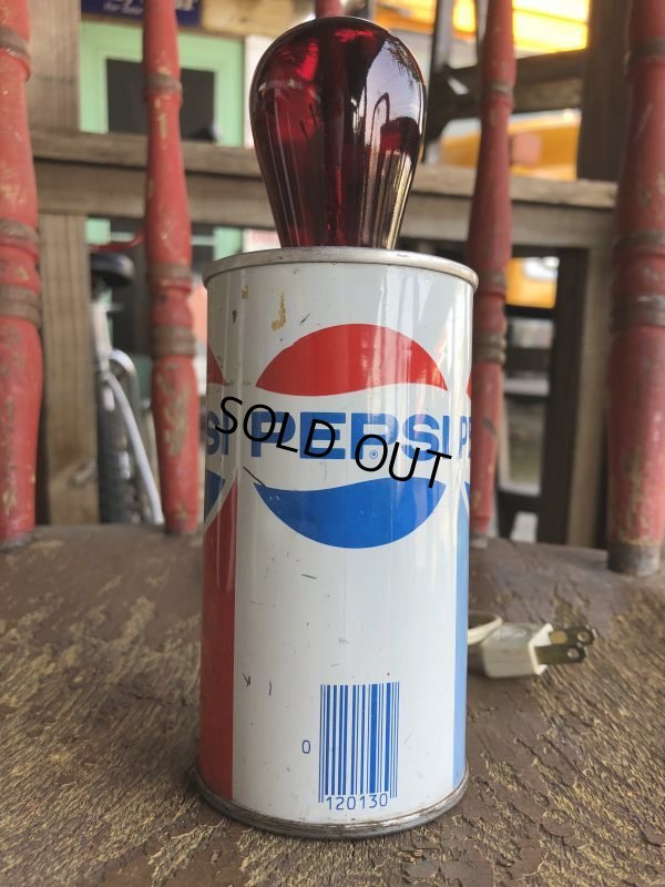 画像3: 70s Vintage Pepsi Cola Can Table Light Lamp (T920)