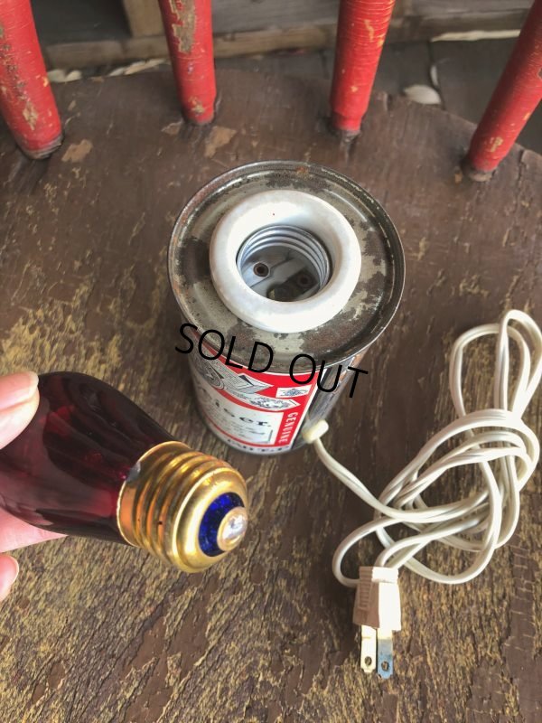 画像6: Vintage King of Beers Budweiser Can Table Light Lamp (T919)