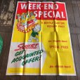 画像6: 50s Vintage Squirt Soda Store Display Sign Poster BIG!! (T967) 