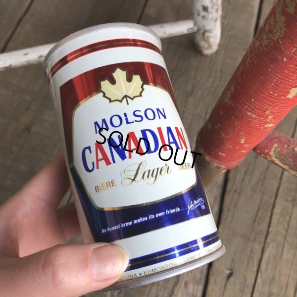 画像1: Vintage Beer Can Molson Canadian (T924)