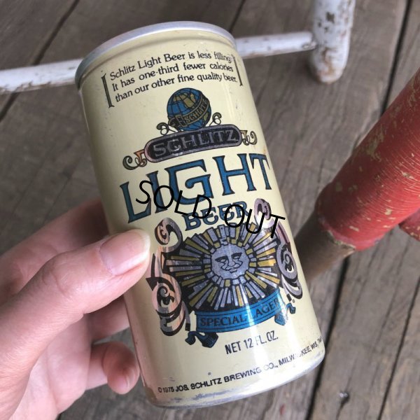 画像1: Vintage Beer Can SCHLITZ LIGHT (T929)