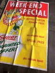 画像14: 50s Vintage Squirt Soda Store Display Sign Poster BIG!! (T967) 
