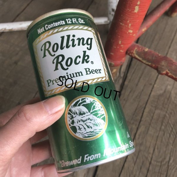 画像1: Vintage Beer Can Rolling Rock (T921)