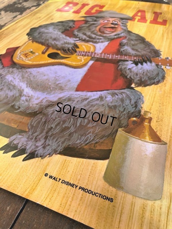 画像3: Vintage Disney BIG AL Country Bear Jamboree Original Poster (T968)