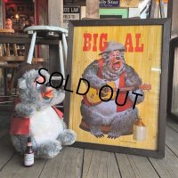 Vintage Disney BIG AL Country Bear Jamboree Original Poster w/frame (S334)
